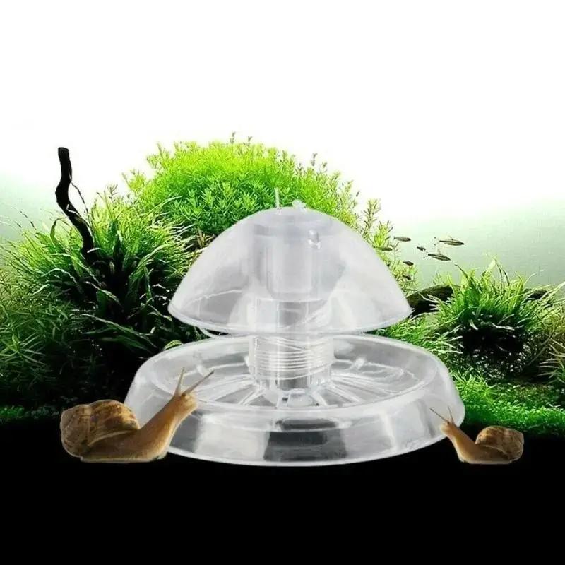 Aquarium Fish Items - 2026 New 6/8CM Clear Plastic Snail