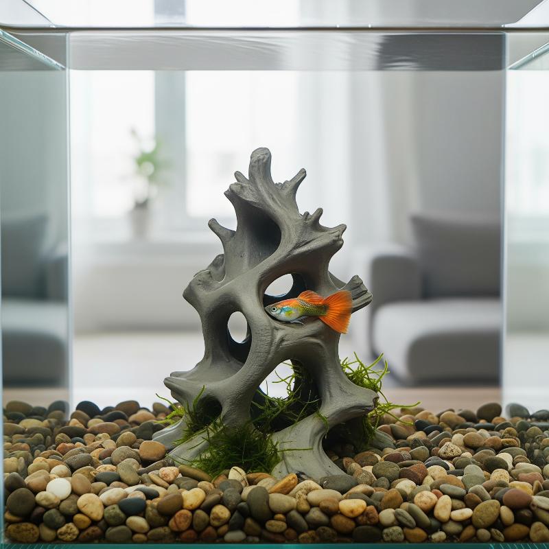 Aquarium Fish Cave - Hidden Multi-Hole Natural Driftwood Fish Cave