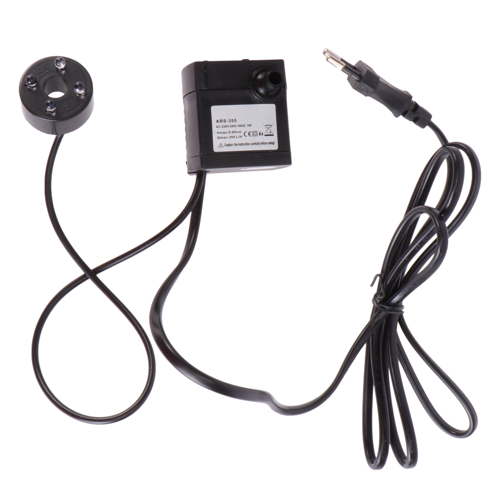 Aquarium Fish Light - 5W Submersible Circulating Water Pump Adjustable