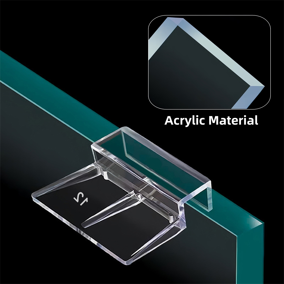 10Pcs Transparent Acrylic Fish - Aquarium Fish Light review and price