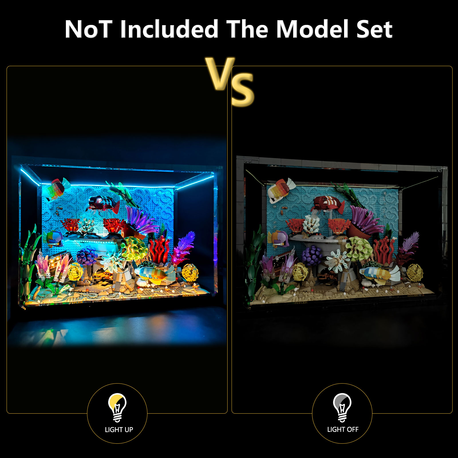 LYBMTWF LED Lighting Kit Compa - Aquarium Fish Light review and price