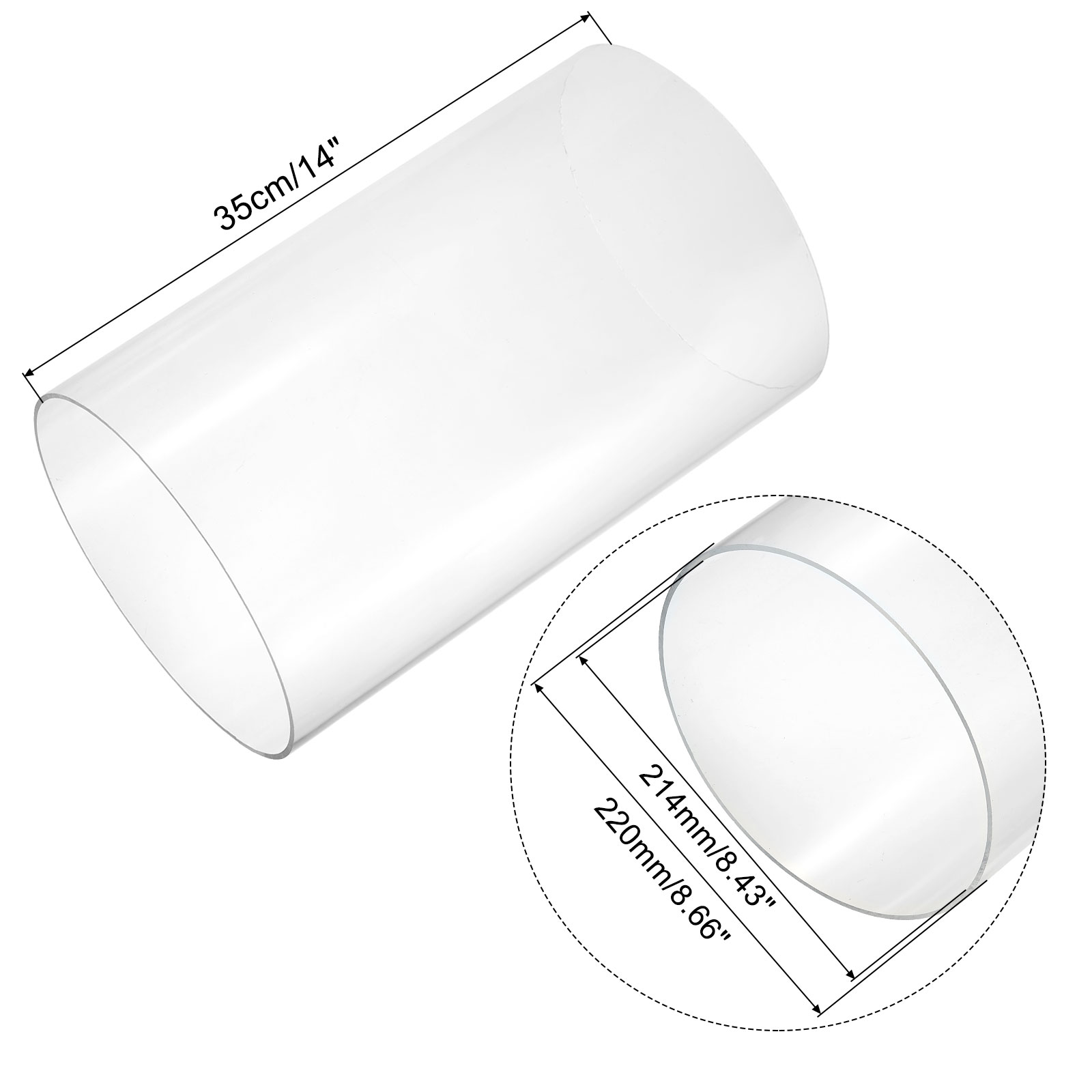 350mm Transparent Acrylic Aqua - Aquarium Fish Lamp review and price