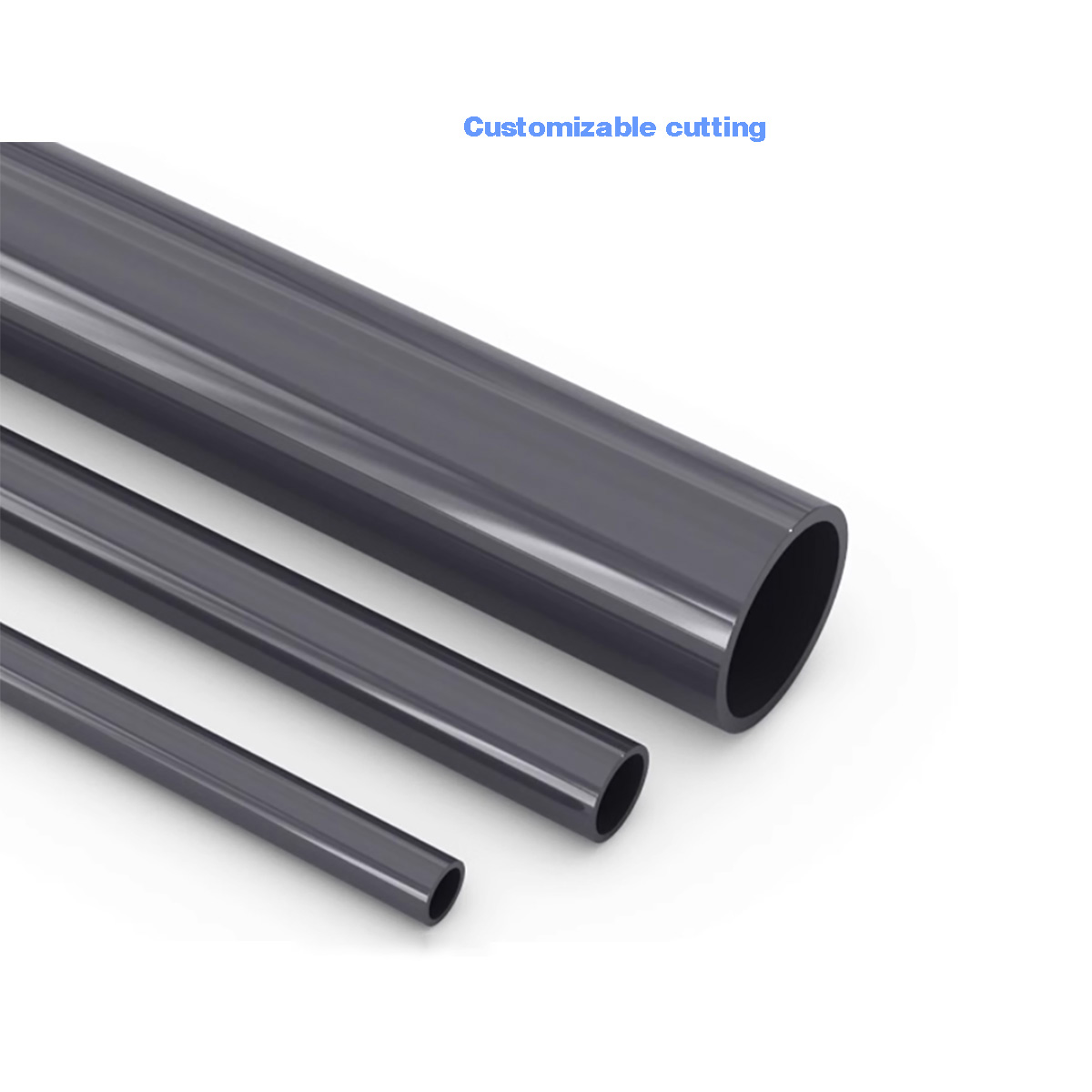 Black PVC Plastic Pipe Hollow  - Aquarium Fish Items review and price