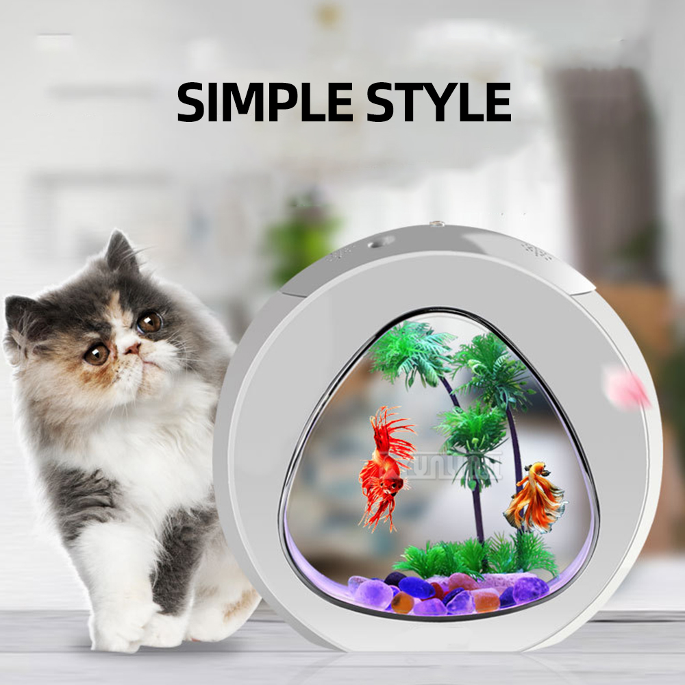 4L/6L/13L Creative Desktop Fis - Aquarium Fish Goldfish review and price