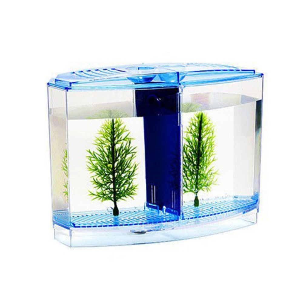 Transparent Betta Fish Tank, D - Aquarium Fish Cave review and price