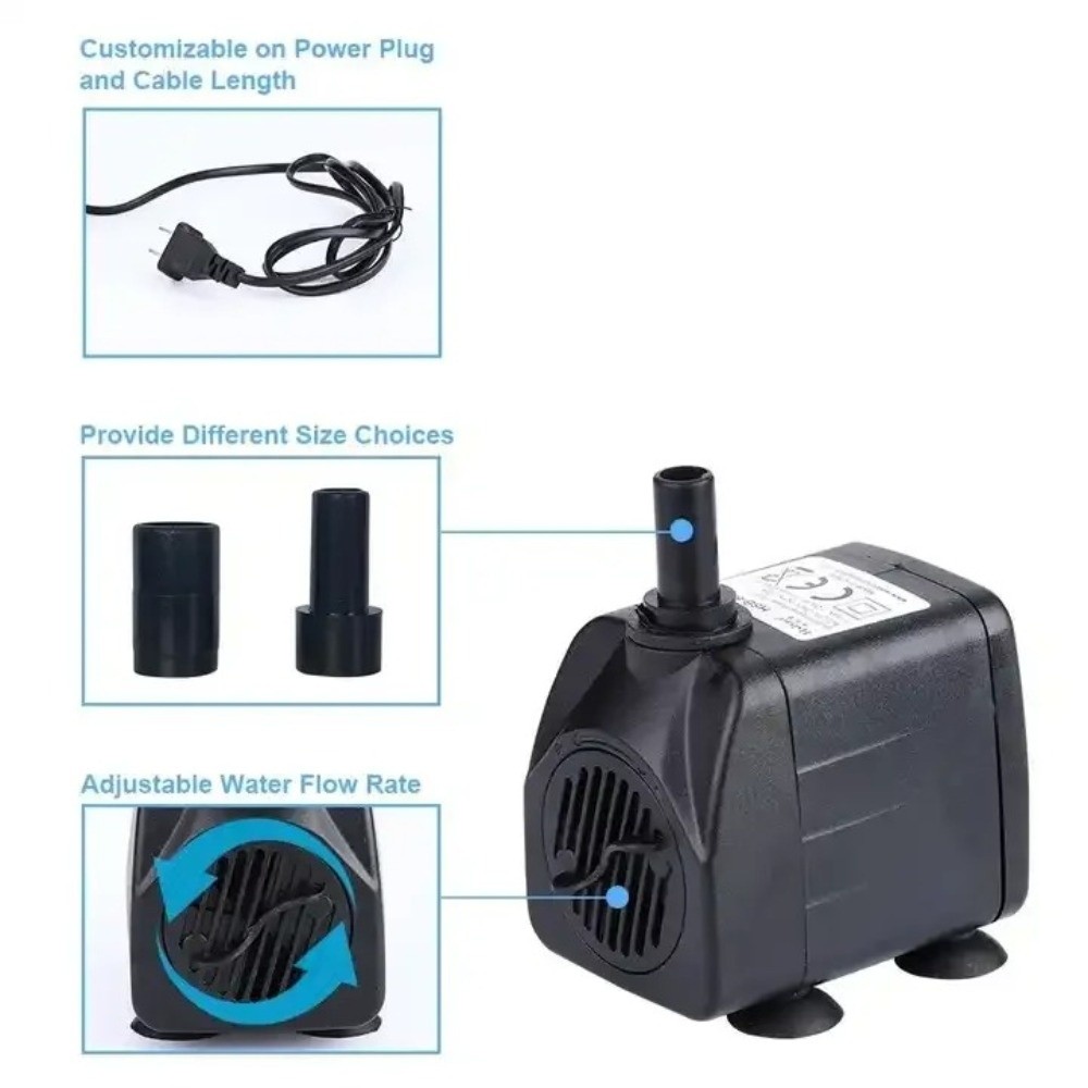 Black Submersible Water Pump S - Aquarium Fish Images review and price