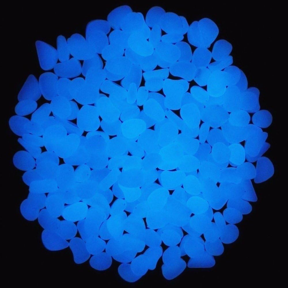 Fish Tank Rocks Glow Blue Pebb - Aquarium Fish Items review and price