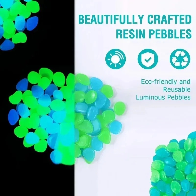 100-1000 Pcs Luminous Rock, St - Aquarium Fish Store review and price
