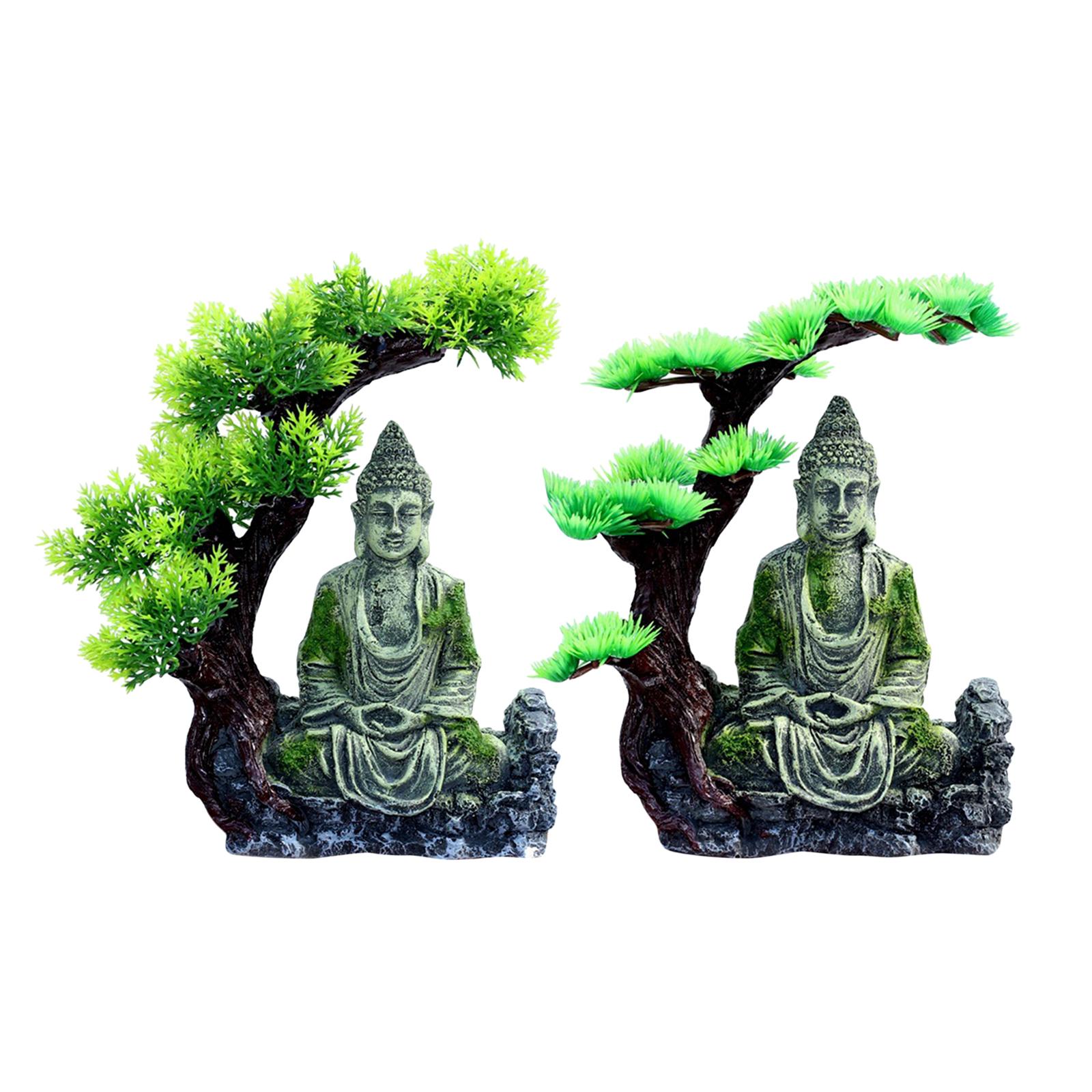 Buddha Statue Aquarium Decorat - Aquarium Fish Cave review and price