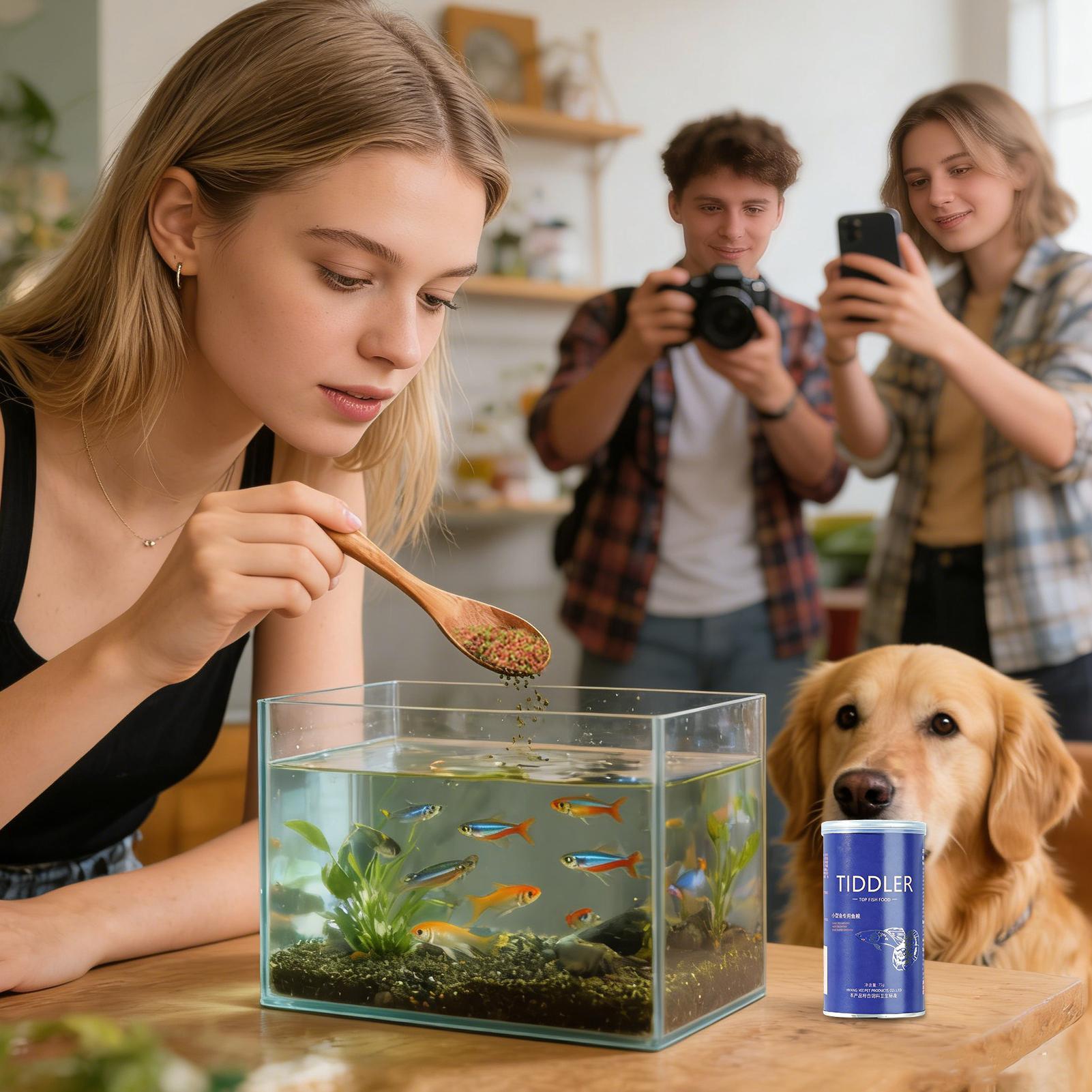Fish Food Aquarium Feed Small  - Aquarium Fish Items review and price