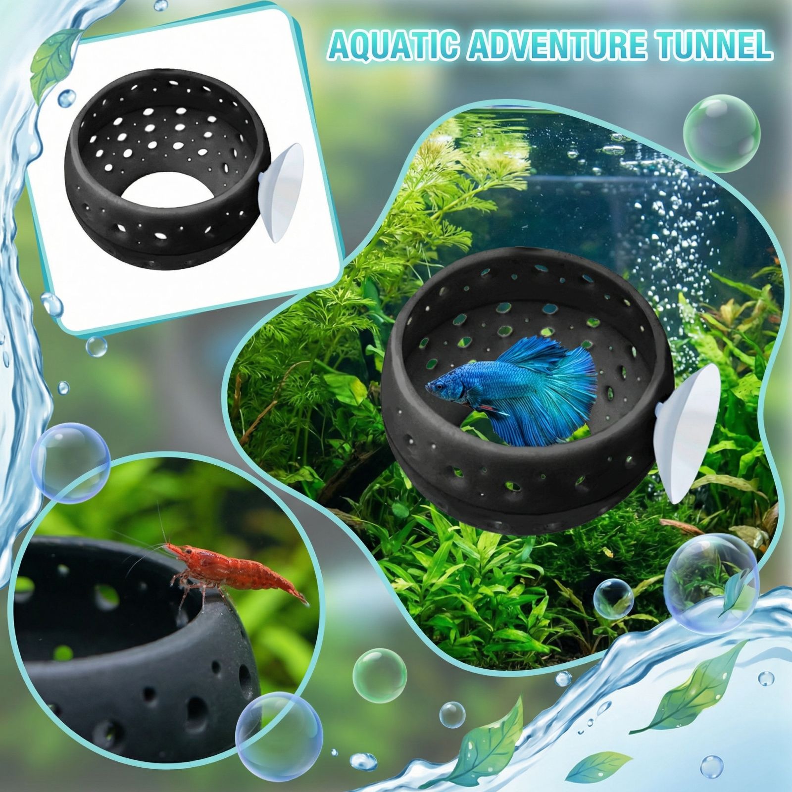 Betta Bulb Hide Tunnel Aquariu - Aquarium Fish Cave review and price
